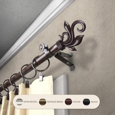 InStyleDesign Rhea Adjustable Curtain Rod