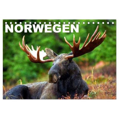 Norwegen (Tischkalender 2027 DIN A5 quer), CALVENDO Monatskalender