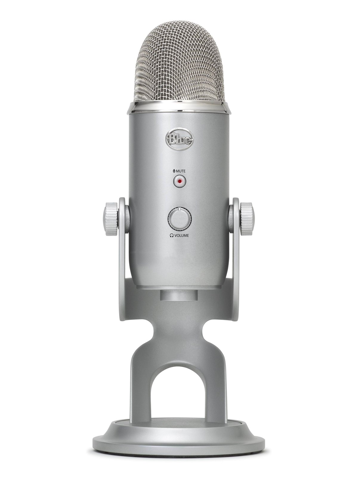 Blue Mic Yeti USB - Silver - Microphone for Windows PC and Mac