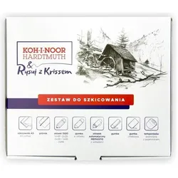 Koh-i-Noor Skizzenset Zeichnen mit Kriss
