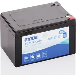 Exide AGM Ready AGM12-12F Motorradbatterie 12Ah