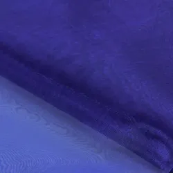 Organza "Delhi", royalblau