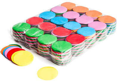 Magic FX Confetti round Ø 55mm Multic. Mehrfarbig