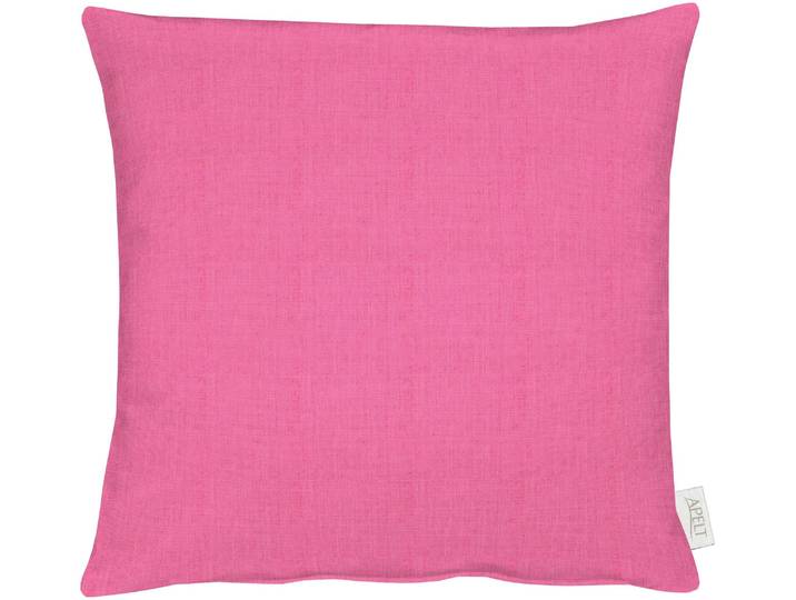 Dekokissen MISS MARY ARIZONA Gr. 1, pink (pink, unifarben), B:45cm L:45cm, Leinen, Polyester, Dekokissen_Sitzkissen_Kissenhüllen, Dekokissen