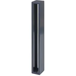 Mendler Fahrradbügel HWC-J80, Fahrradständer Anlehnbügel, verzinkter Stahl Outdoor-pulverbeschichtet 87x10x13cm ~ anthrazit