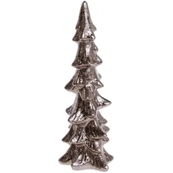 Chic Antique Weihnachtsbaum Aufsteller mit Glitzer, H24/L10,5/B8 cm, mokka