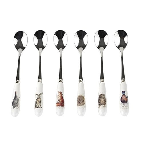 Wrendale by Royal Worcester theelepels set van 6