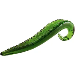 Glassvibrations, Dildo, Glasdildo Teufelszunge Jungle green