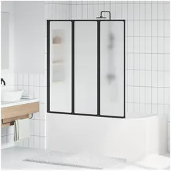 vidaXL, Duschkabine + Duschwand, Valonor (Wassertropfen) (132 cm, 140 cm)