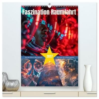 Faszination Raumfahrt (hochwertiger Premium Wandkalender 2027 DIN A2 hoch), Kunstdruck in Hochglanz