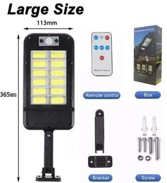 Uplift Picks Waterproof Solar Wall Light With Motion Sensor And Remote Control 180 Cob 2 Pcs with Remote Control