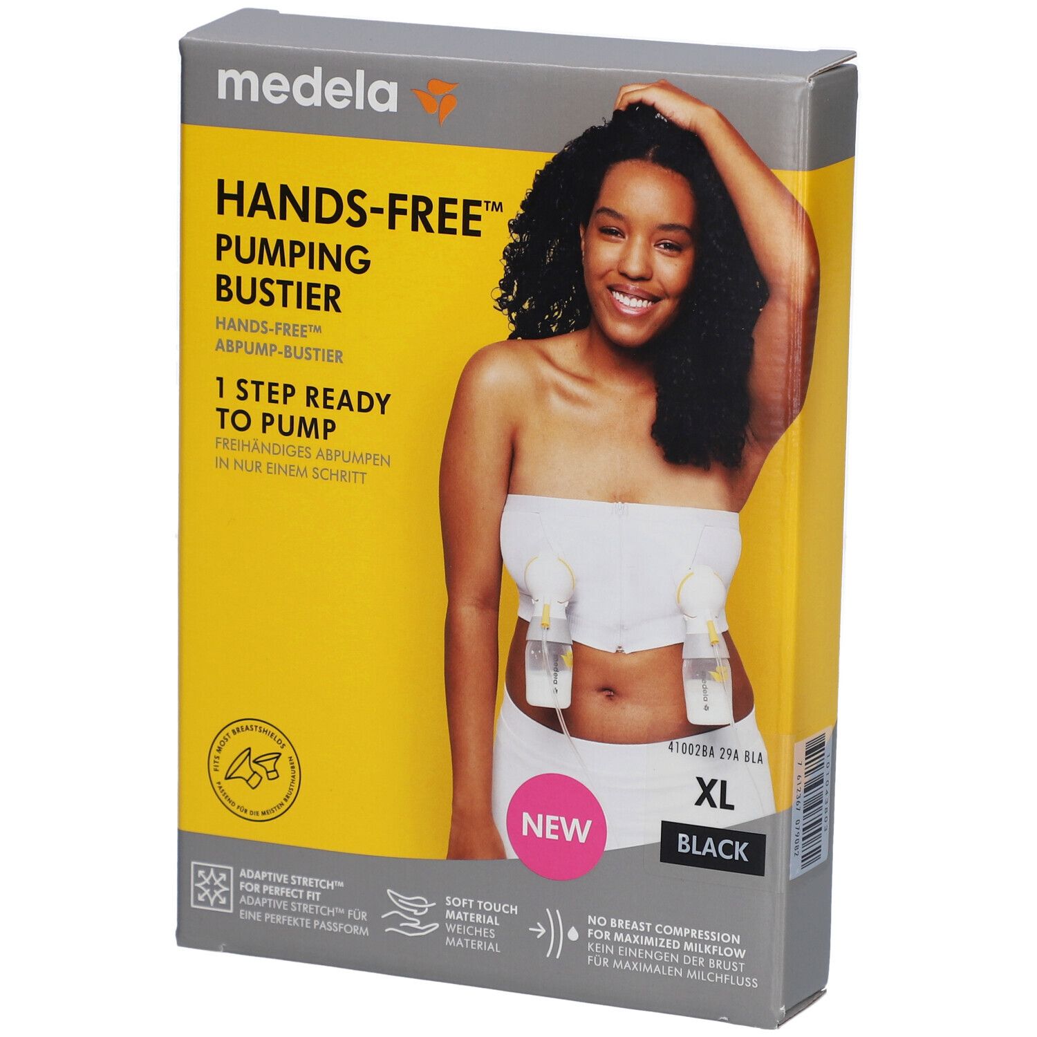 Medela hands-free pumping bustier XL schwarz 1 St Bustier