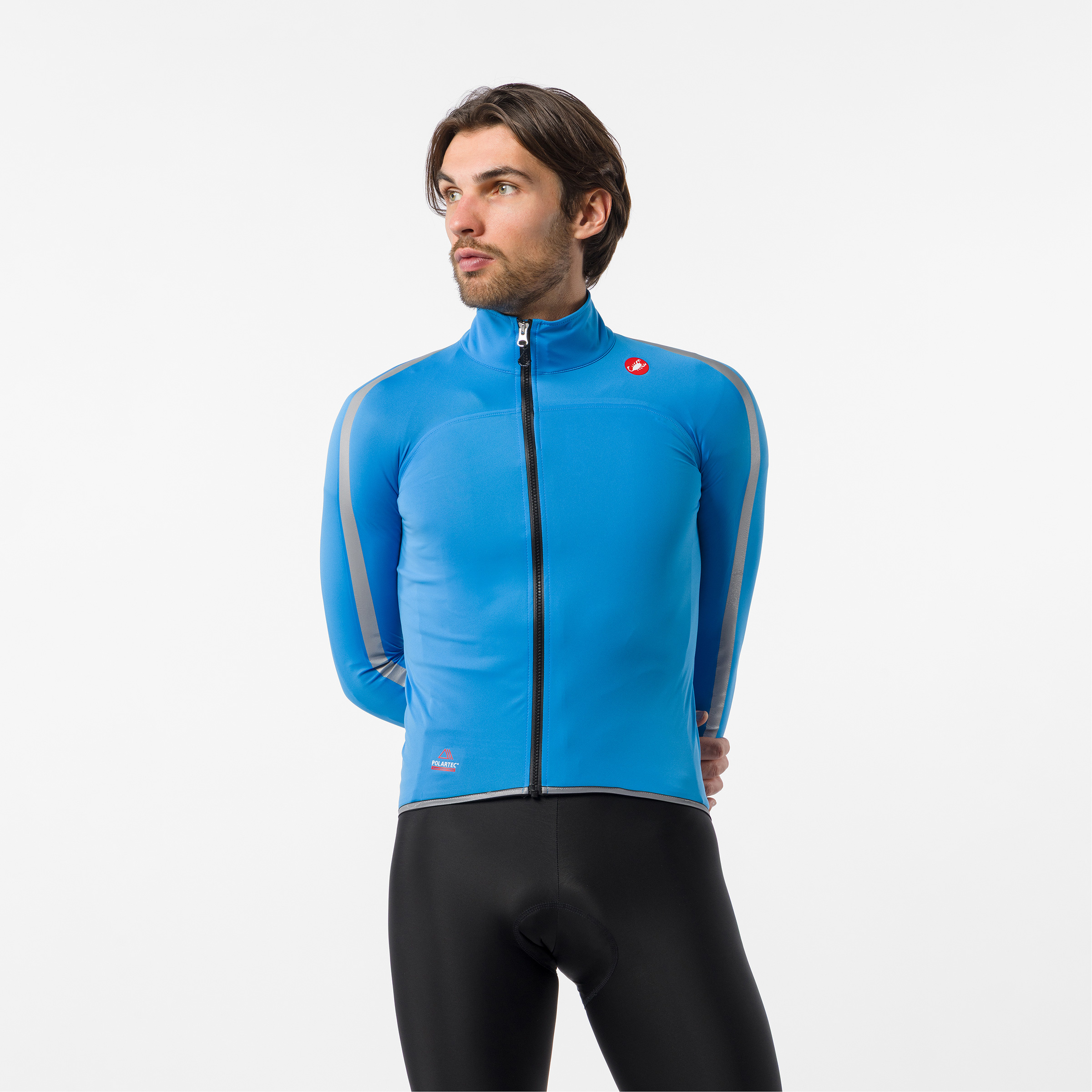 Castelli Ultra Rain Herren Regenjacke blau Größe S Rennrad | Gravel Wasserabweisend