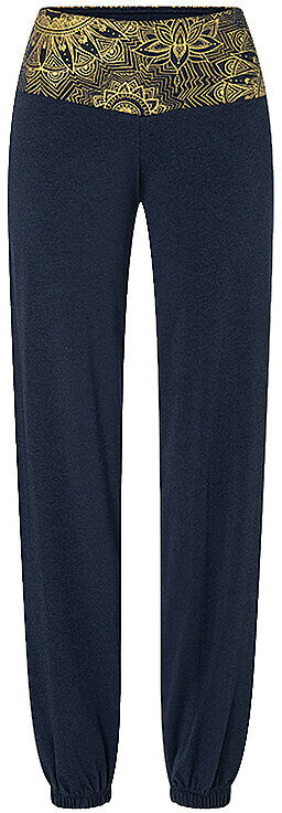SPIRIT OF OM Damen Yogahose Bali dunkelblau   XL W