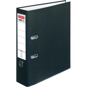 Herlitz Ordner 5480801 maX.file protect, PP, A4, 8cm, Kunststoffordner, schwarz