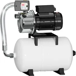 Hauswasserwerk 20 L Membrandruckbehälter Gartenpumpe Wasserwerk Wasserpumpe