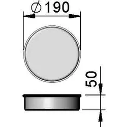 Albert Leuchten Ersatzglas G 124 90210124