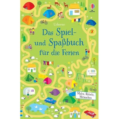 Das Spiel- und Spaßbuch für die Ferien, Taschenbuch von Rebecca Gilpin,Emily Bone, Usborne, 978-1-78941-861-3