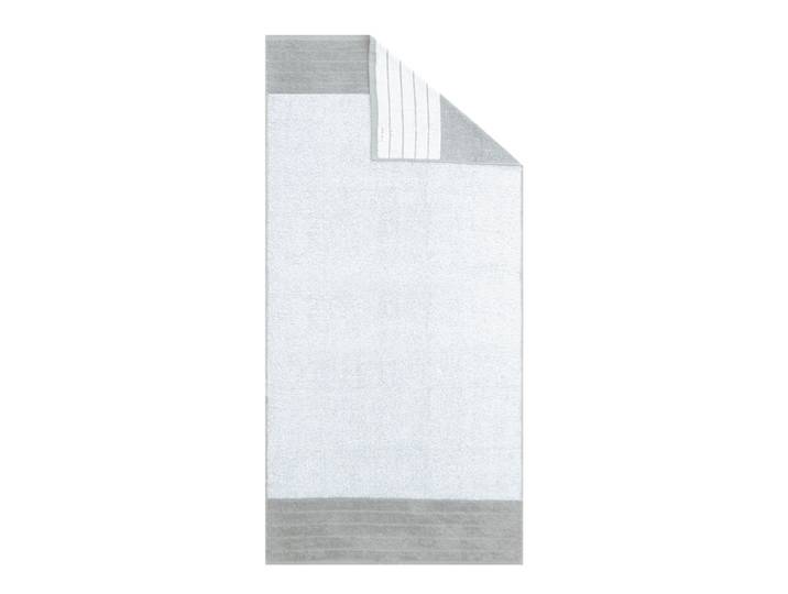 Saunatuch CARL ROSS melange , weiss (platin, weiß), B:70cm L:200cm, Frottee, Obermaterial: 100% Baumwolle, Handtücher, Saunatuch, mit 2 Aufhängekordeln