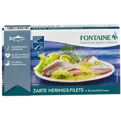 Zarte Heringsfilets - Senf-Dill-Creme 200g