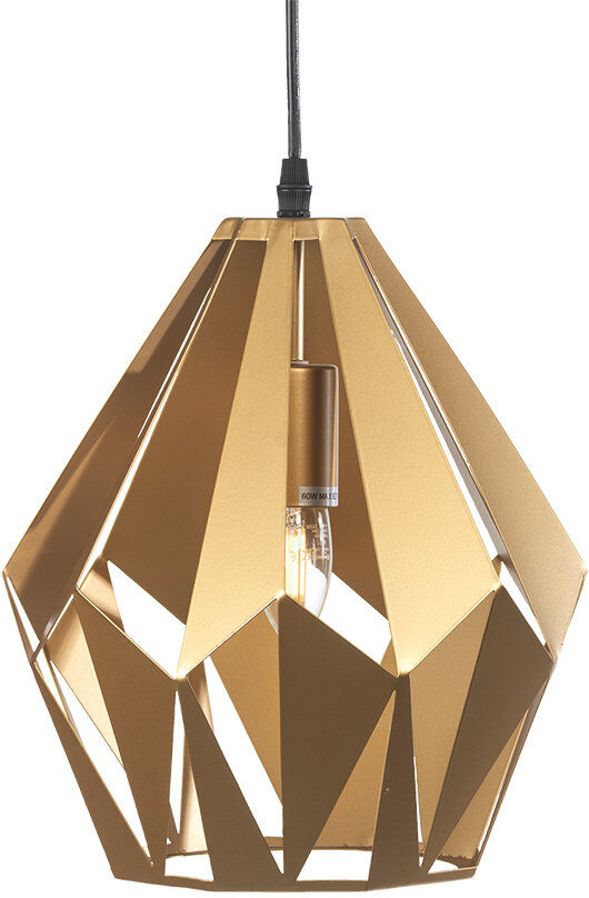 Metro Arkia 1 - Light Geometric Pendant Gold 38cm H x 30cm W