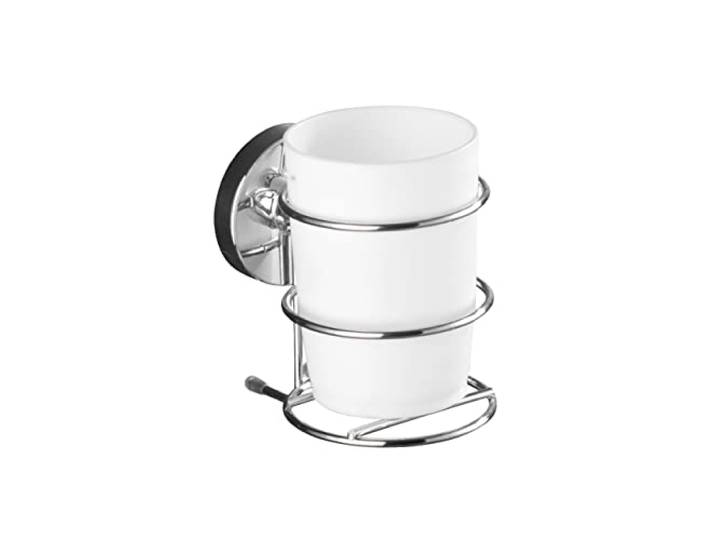WENKO Vacuum-Loc Tandenborstelbeker wand Milazzo, bevestiging zonder boren