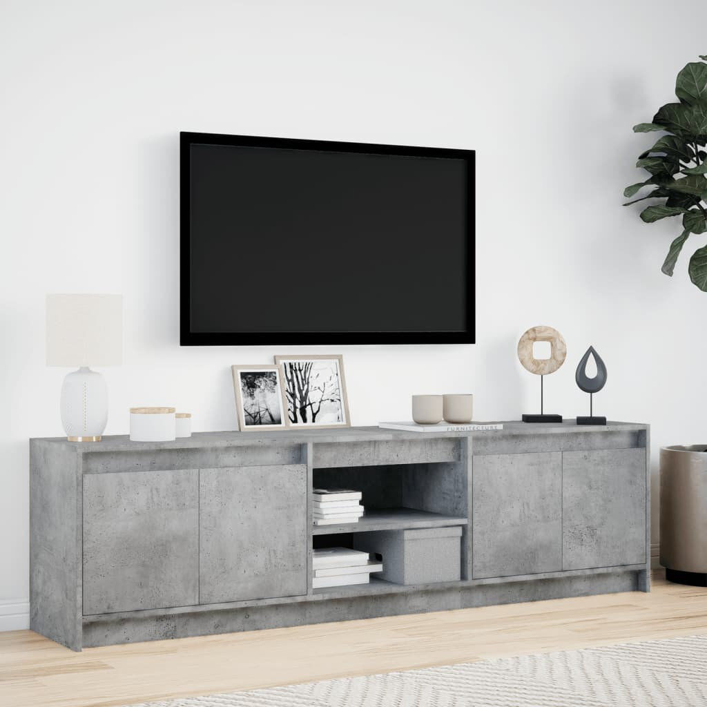 vidaXL No_Yes_Yes_Yes_N/A TV Stand for TVs up to 78" Concrete Grey 78"