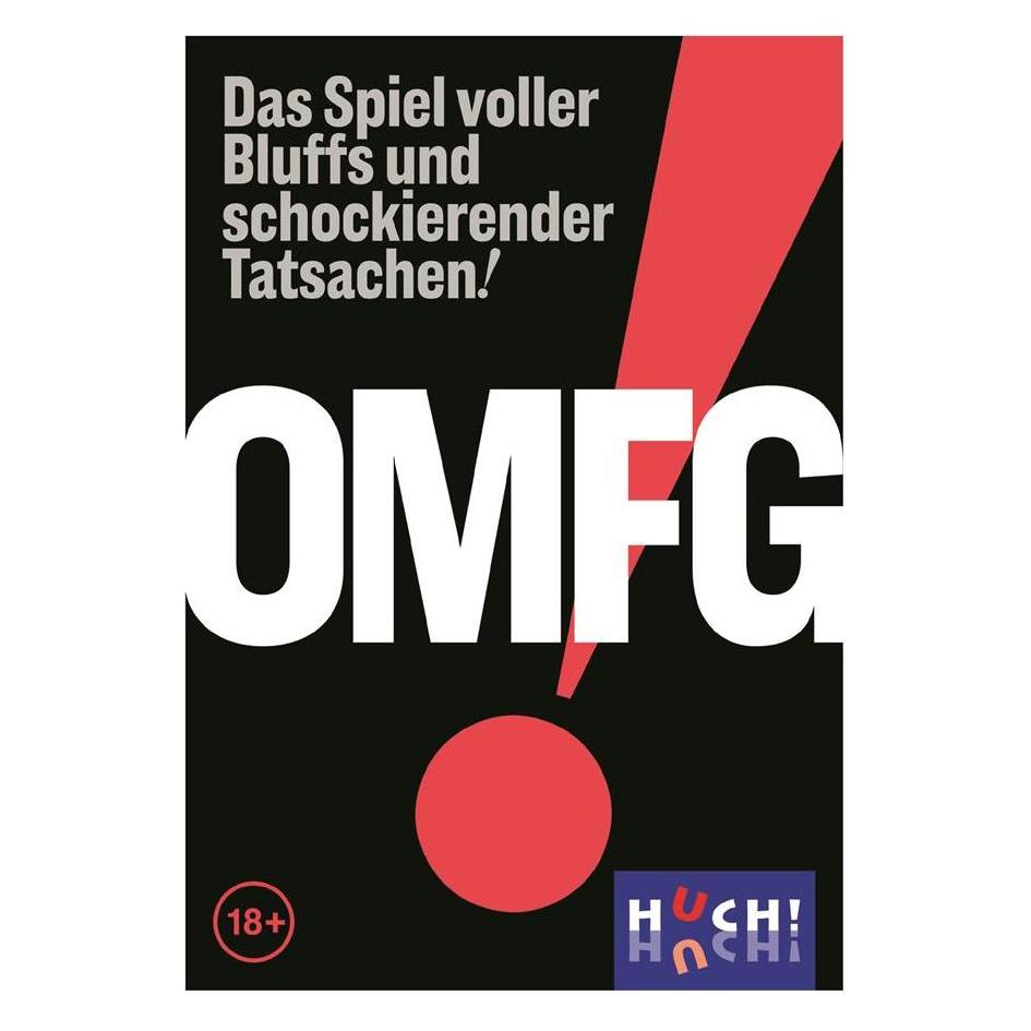 Huch 882042 - OMFG - Kartenspiel, für 3-8 Spieler, ab 18 Jahren (DE-Ausgabe) (Deutsch, 3 - 8 Spieler) (882042)