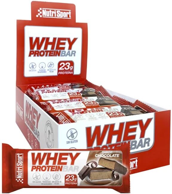 NutriSport Whey Protein Bar 70g 12 Barras Chocolate