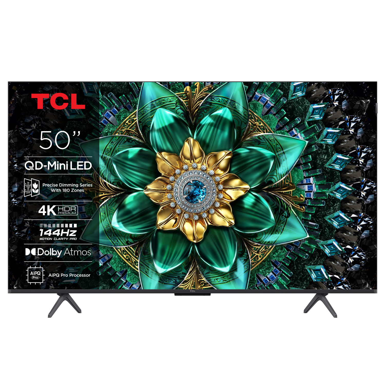 TCL 50Q6C 4K QD-Mini LED TV mit Google TV (50")