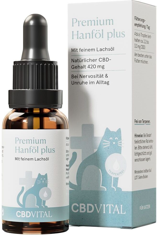 CBD Vital Hanföl Tropfen f.Katzen 20 ml