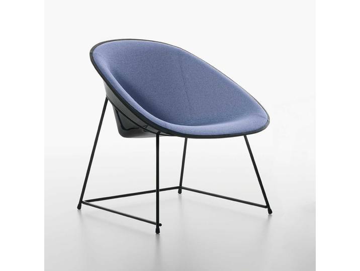 Lounge Sessel Plank Cup Blau, Neu