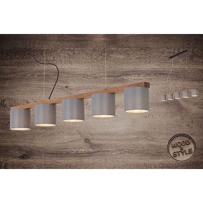 BRILONER LEUCHTEN LED Pendelleuchte "RHON", grau, Leuchten, LED Pendelleuchte