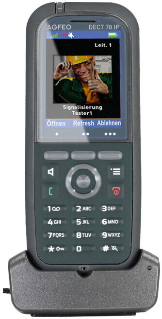 AGFEO Téléphone DECT-IP DECT 78 IP écran couleur 2