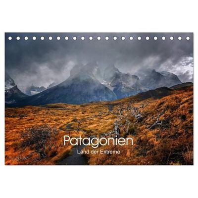 Patagonien-Land der Extreme (Tischkalender 2026 DIN A5 quer), CALVENDO Monatskalender