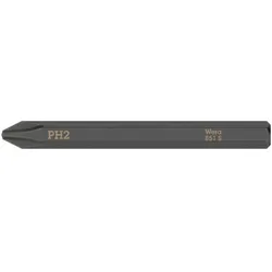 Wera 851 S Kreuzschlitz Phillips Bits für Schlagschraubendreher - 05018161001