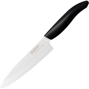 Kyocera Kochmesser Gen FK-130 WH-BK, mit Kunststoffgriff, Keramik, Klingenlänge 13 cm