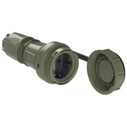 PC Electric 20251-u Schutzkontaktkupplung ABS, PC 250 V Bronze-Grün (matt) IP66, IP68