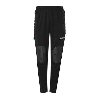 Fußball Torwarthose UHLSPORT "Torwarthose Essential", Herren, Gr. S, US, schwarz, Obermaterial: 100% Polyester Pol. recyc.., Hosen