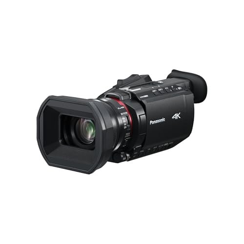 Panasonic HC-X1600E 4K 60p Professionele Camcorder met 25 mm Groothoeklens, 24x Optische Zoom en 5-Assige Hybride OIS, Zwart