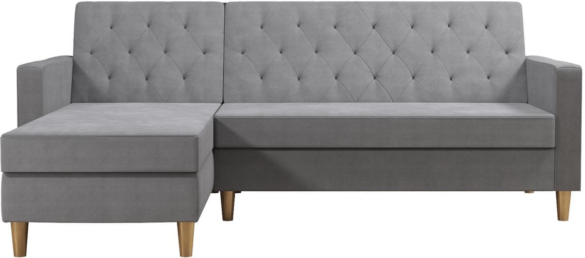 Liberty Slaapbank Chaise Longue Lichtgrijs