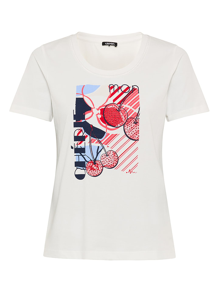 Olsen Shirt in Weiß - 48