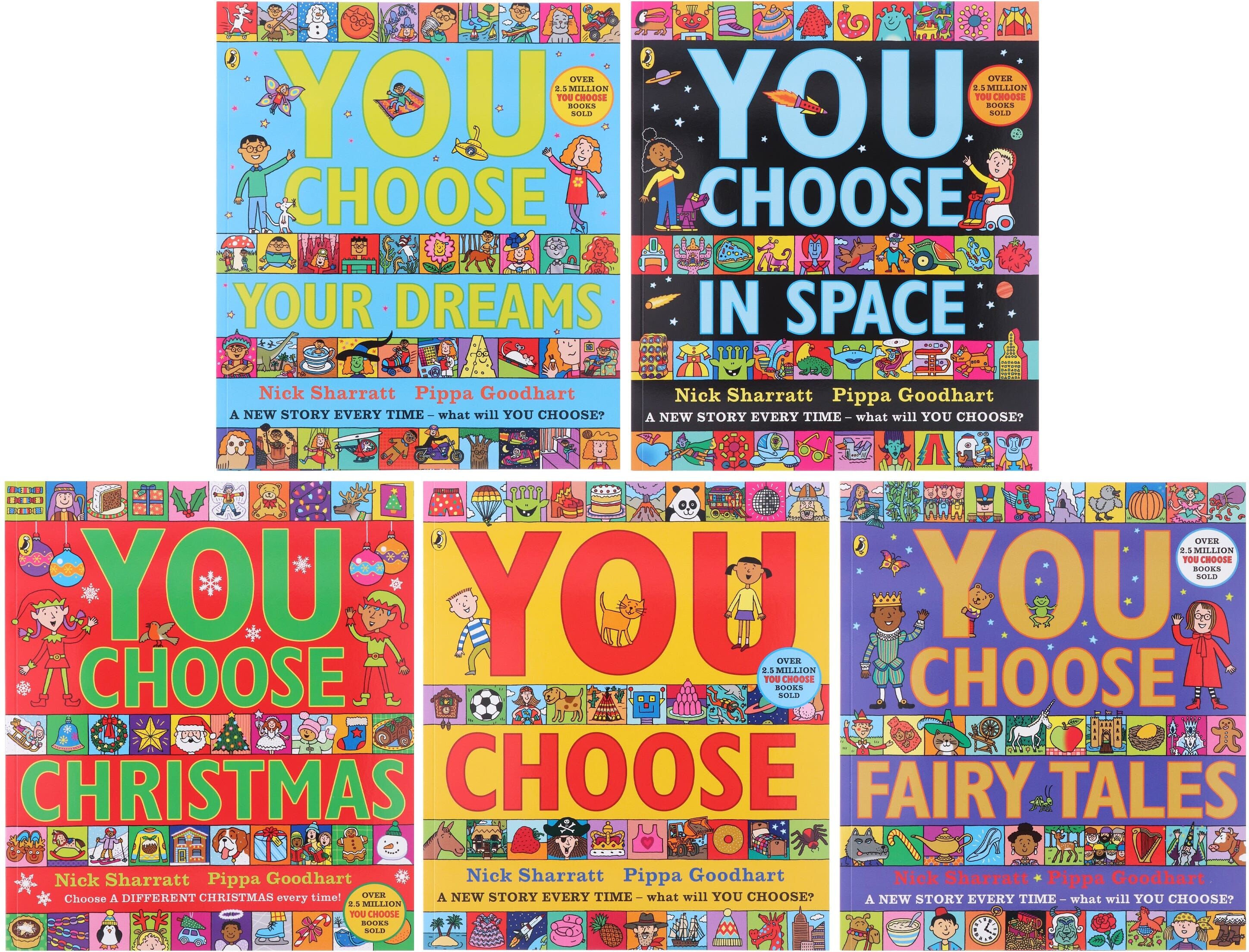 You Choose Series By Pippa Goodhart Illustrated 5 Books Children's Collection Set - Ages 3+ - Paperback Penguin Random House