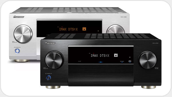 Pioneer VSX-LX 505 9.2-Kanal-A/V-Receiver mit Dolby Atmos 3D-Surround-Sound *silber* PI15924