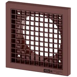 Helios Ventilatoren Lüftungsgitter, braun G 100 B