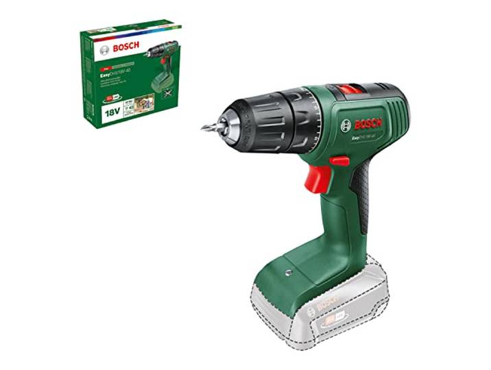 Bosch Akkuschrauber EasyDrill 18V-40 (ohne Akku, 18 Volt System, im Karton)