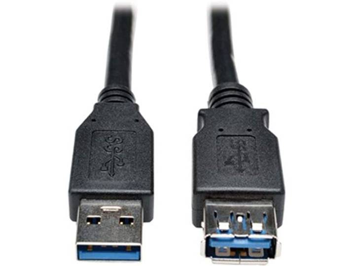Tripp Lite U324-003-BK 0,91 m USB 3.0 (Gen 1) USB A 2 x USB A zwart