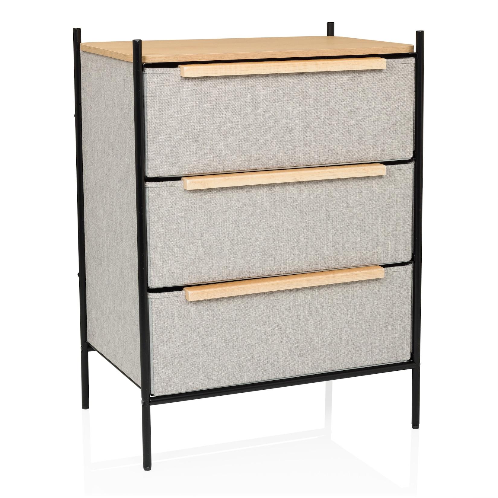 hjh LIVING Kommode STUVAR Stoff