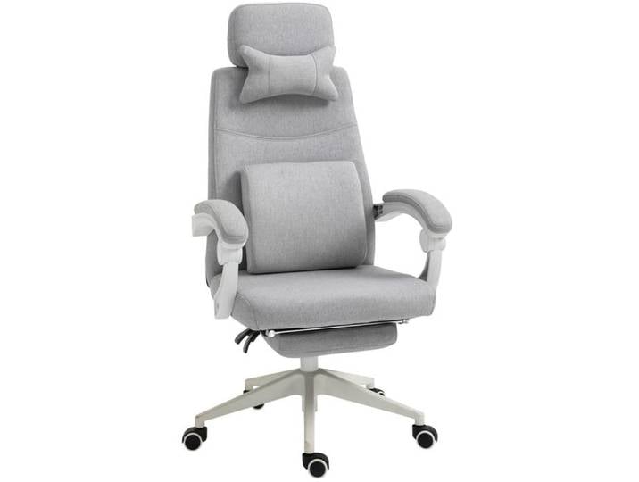 Design solide et protégé siège de bureau avec roulettes en polyester idéal pour pièce ado gamer bureau style moderne