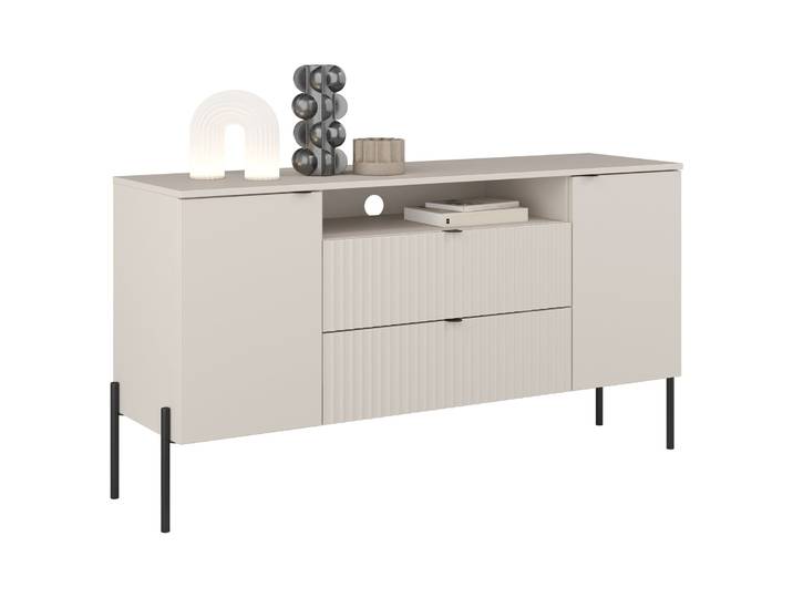 Zweitrüriger Ore-Kommode mit zwei Schubladen, 140 cm,